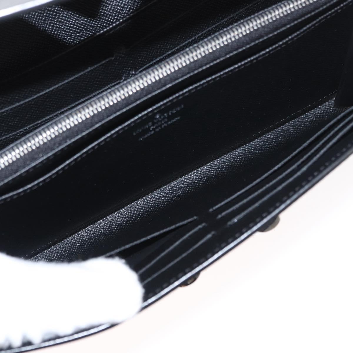 LOUIS VUITTON Epi Portefeuille Twist Wallet Black LV Auth 148555V