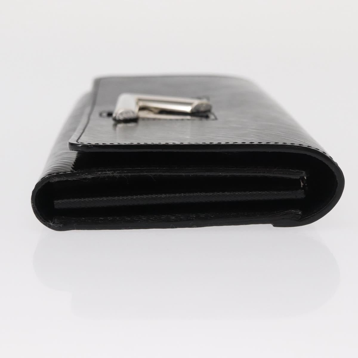 LOUIS VUITTON Epi Portefeuille Twist Wallet Black LV Auth 148555V