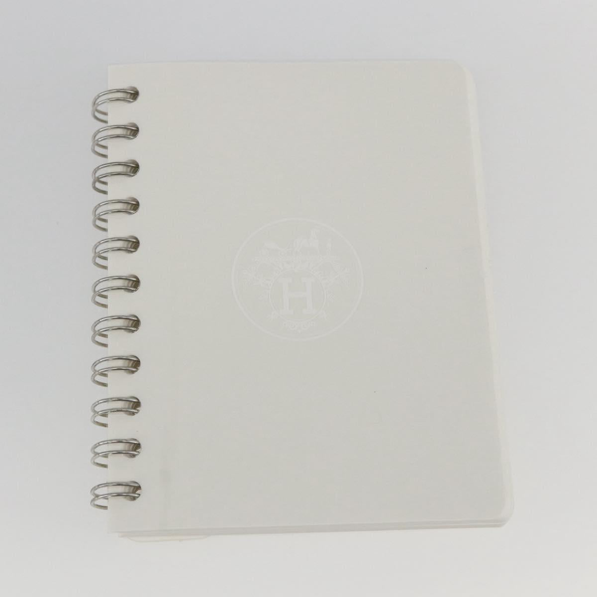 HERMES Note Planner Leather Orange Auth 148559M