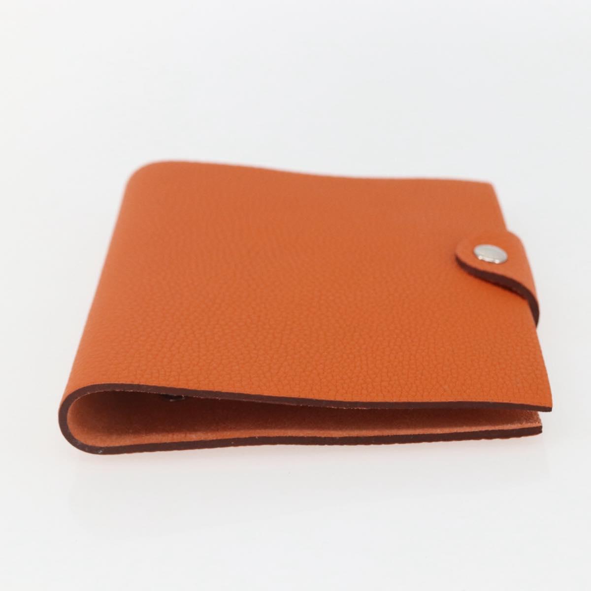HERMES Note Planner Leather Orange Auth 148559M