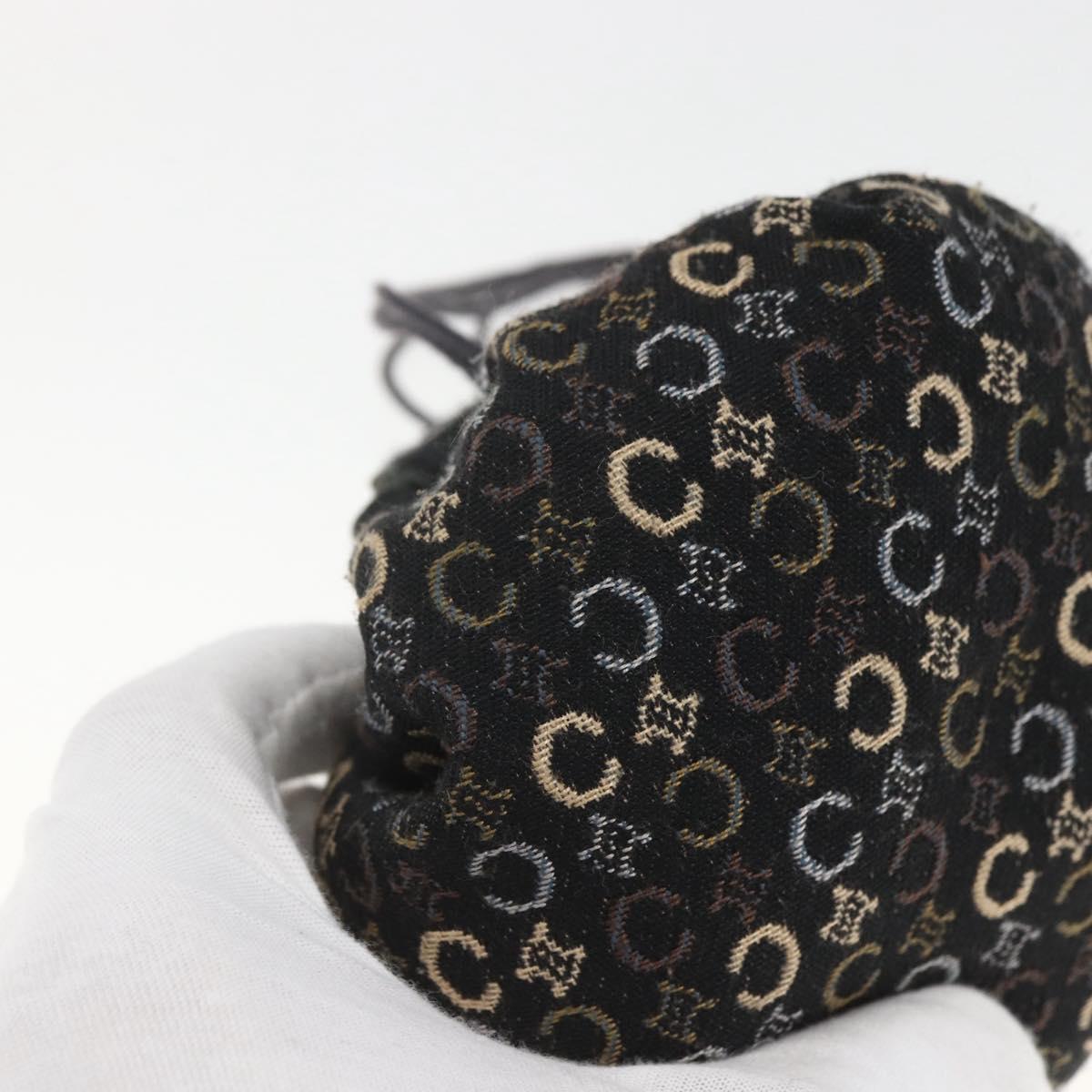 CELINE C Macadam Canvas Purse Pouch Navy Auth 148573V