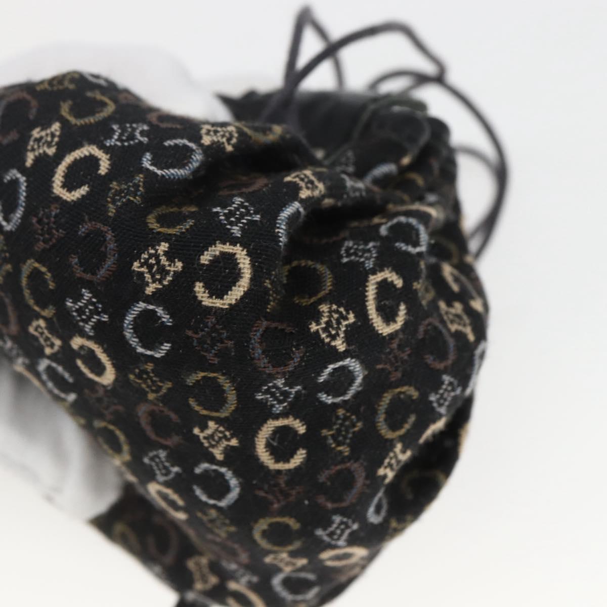 CELINE C Macadam Canvas Purse Pouch Navy Auth 148573V