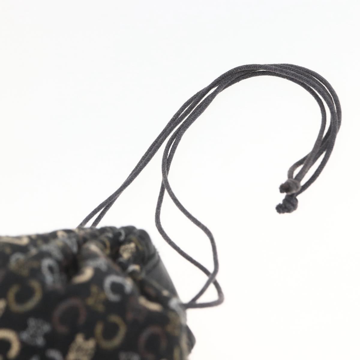 CELINE C Macadam Canvas Purse Pouch Navy Auth 148573V