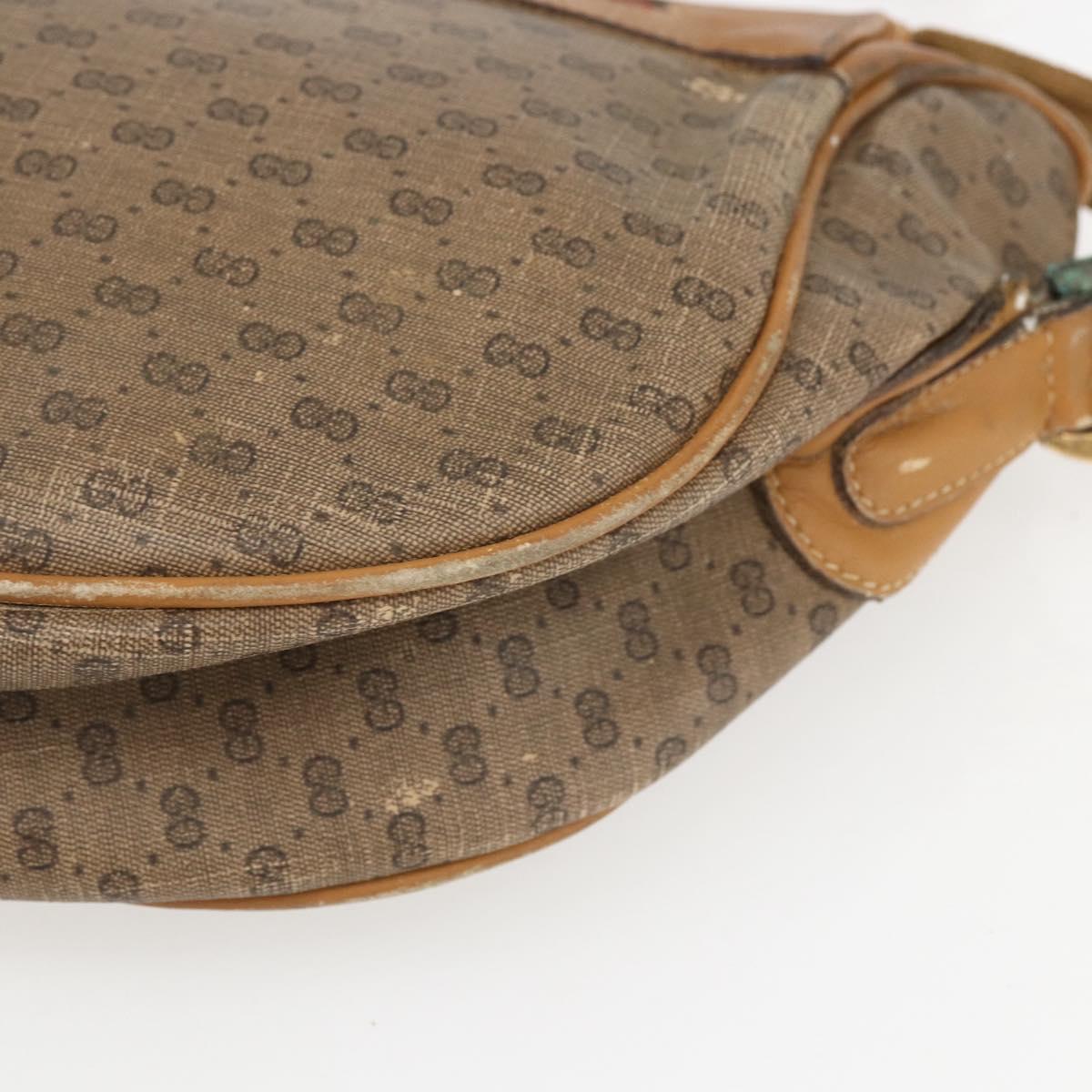 GUCCI Micro GG Supreme Web Sherry Line Bag PVC Beige 001 58 0918 Auth 148581