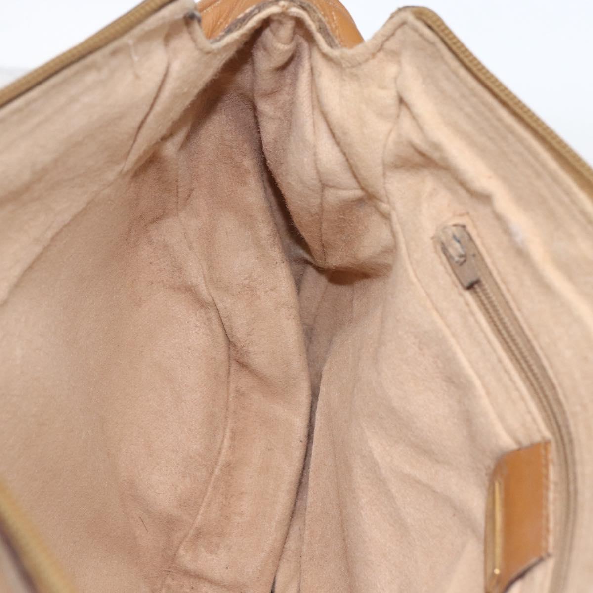 GUCCI Micro GG Supreme Web Sherry Line Bag PVC Beige 001 58 0918 Auth 148581