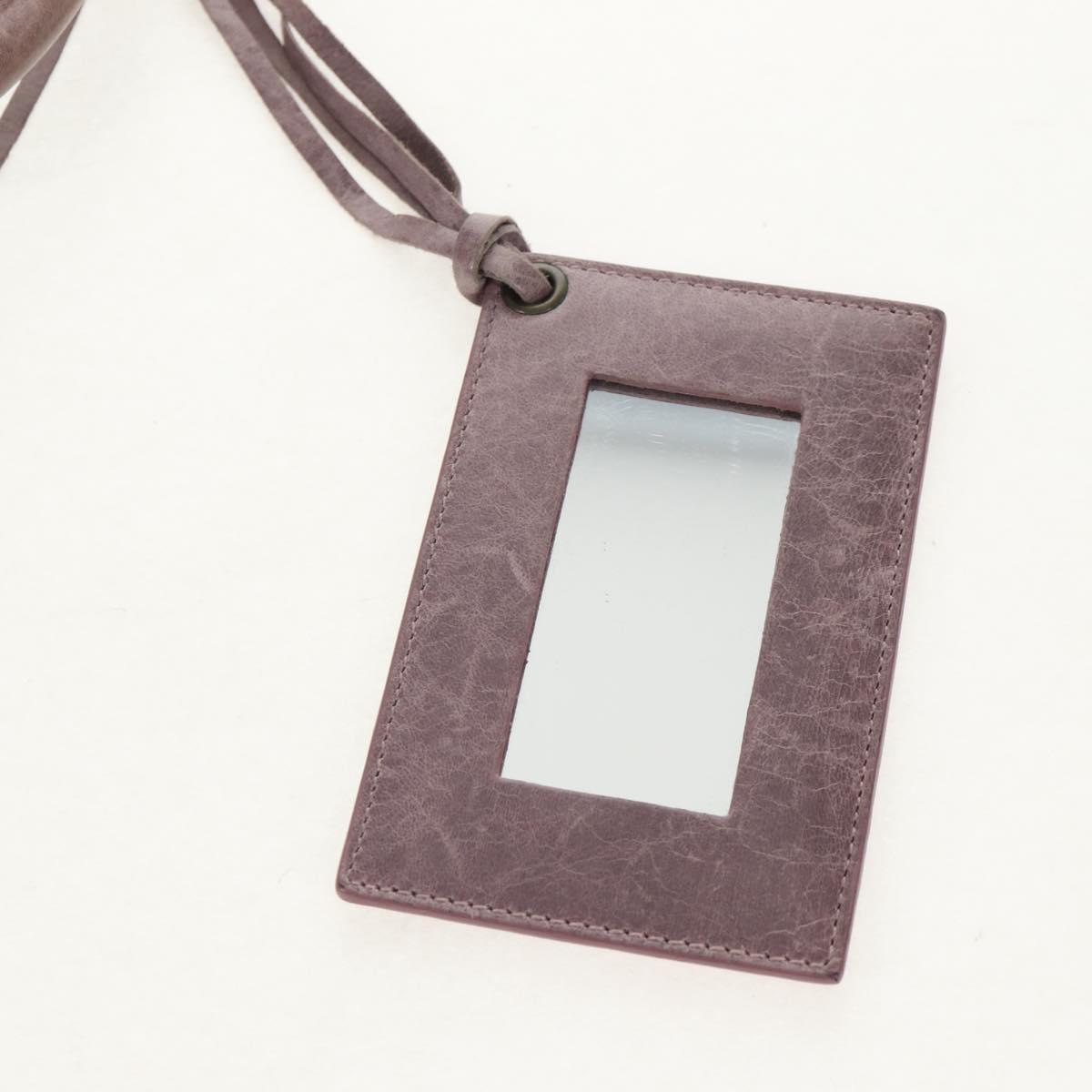 BALENCIAGA The City Hand Bag Leather 2way Purple 103208 Auth 148620V