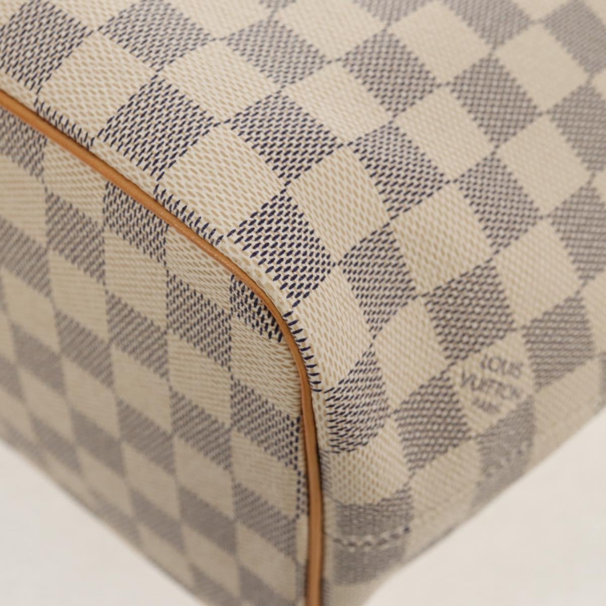 LOUIS VUITTON Damier Azur Saleya PM Tote Bag N51186 LV Auth 148622SAV