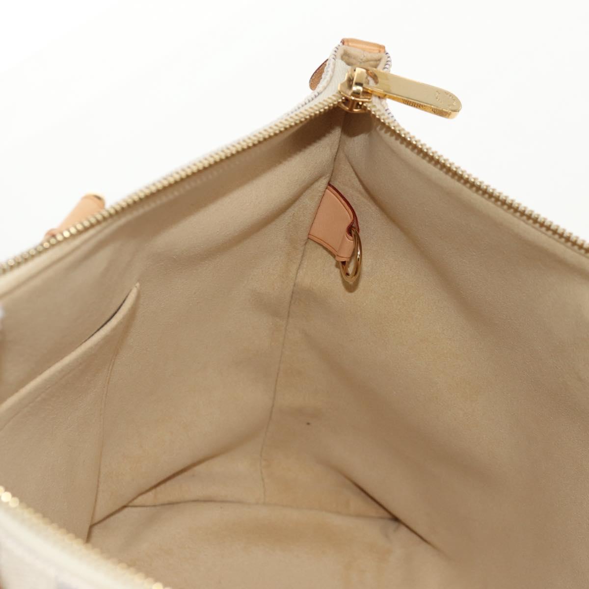 LOUIS VUITTON Damier Azur Saleya PM Tote Bag N51186 LV Auth 148622SAV