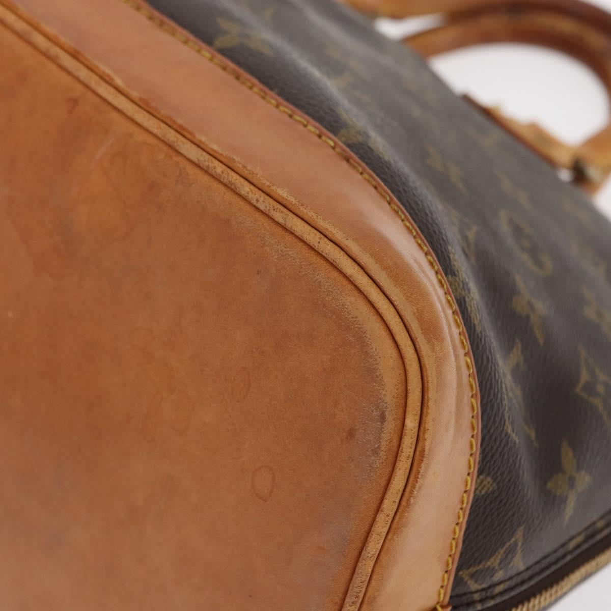 LOUIS VUITTON Monogram Alma Hand Bag M51130 LV Auth 148628