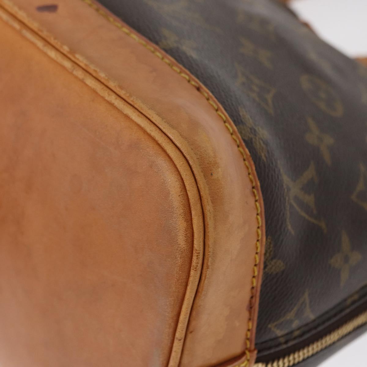 LOUIS VUITTON Monogram Alma Hand Bag M51130 LV Auth 148628