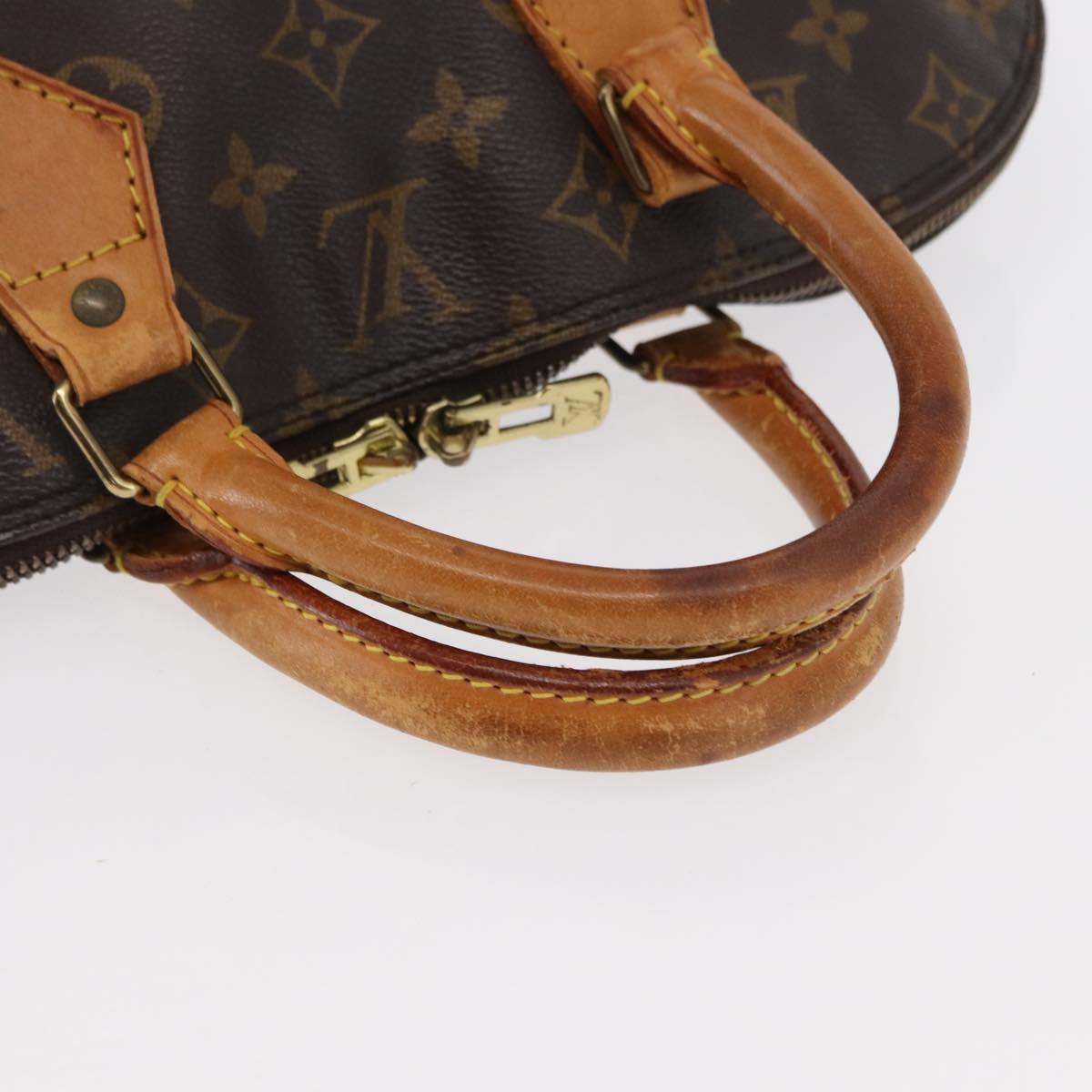 LOUIS VUITTON Monogram Alma Hand Bag M51130 LV Auth 148628
