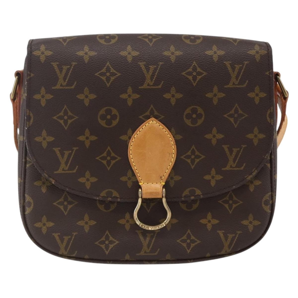LOUIS VUITTON Monogram Saint Cloud GM Shoulder Bag M51242 LV Auth 148634