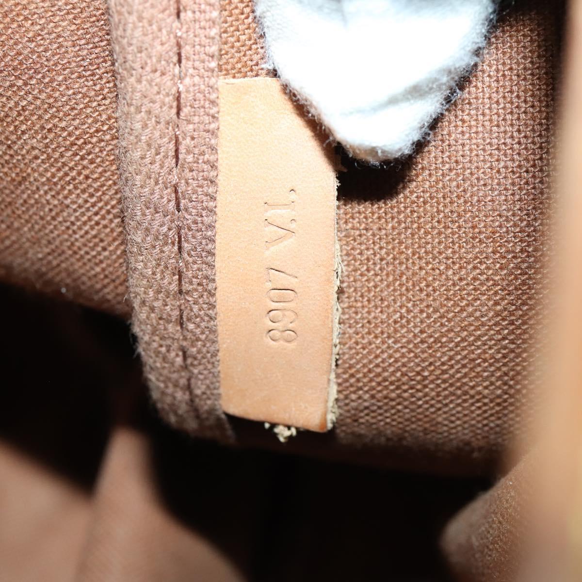 LOUIS VUITTON Monogram Saumur 35 Shoulder Bag M42254 LV Auth 148638