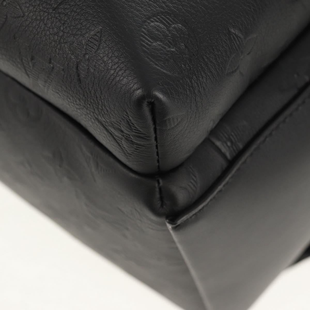 LOUIS VUITTON Monogram Shadow Discovery Backpack PM Black M46553 Auth 148639SM