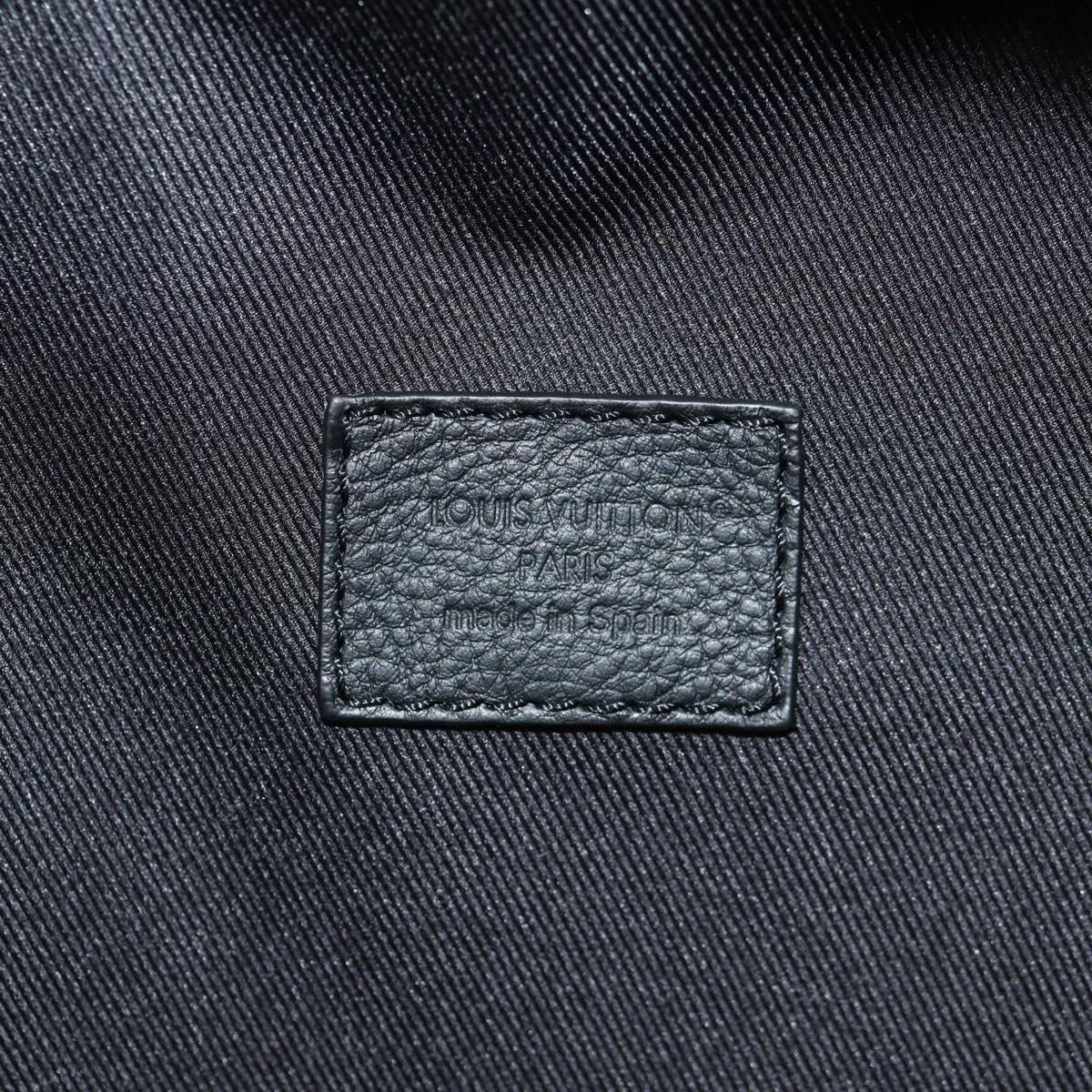 LOUIS VUITTON Monogram Shadow Discovery Backpack PM Black M46553 Auth 148639SM