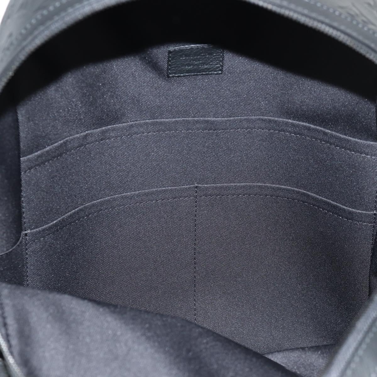 LOUIS VUITTON Monogram Shadow Discovery Backpack PM Black M46553 Auth 148639SM