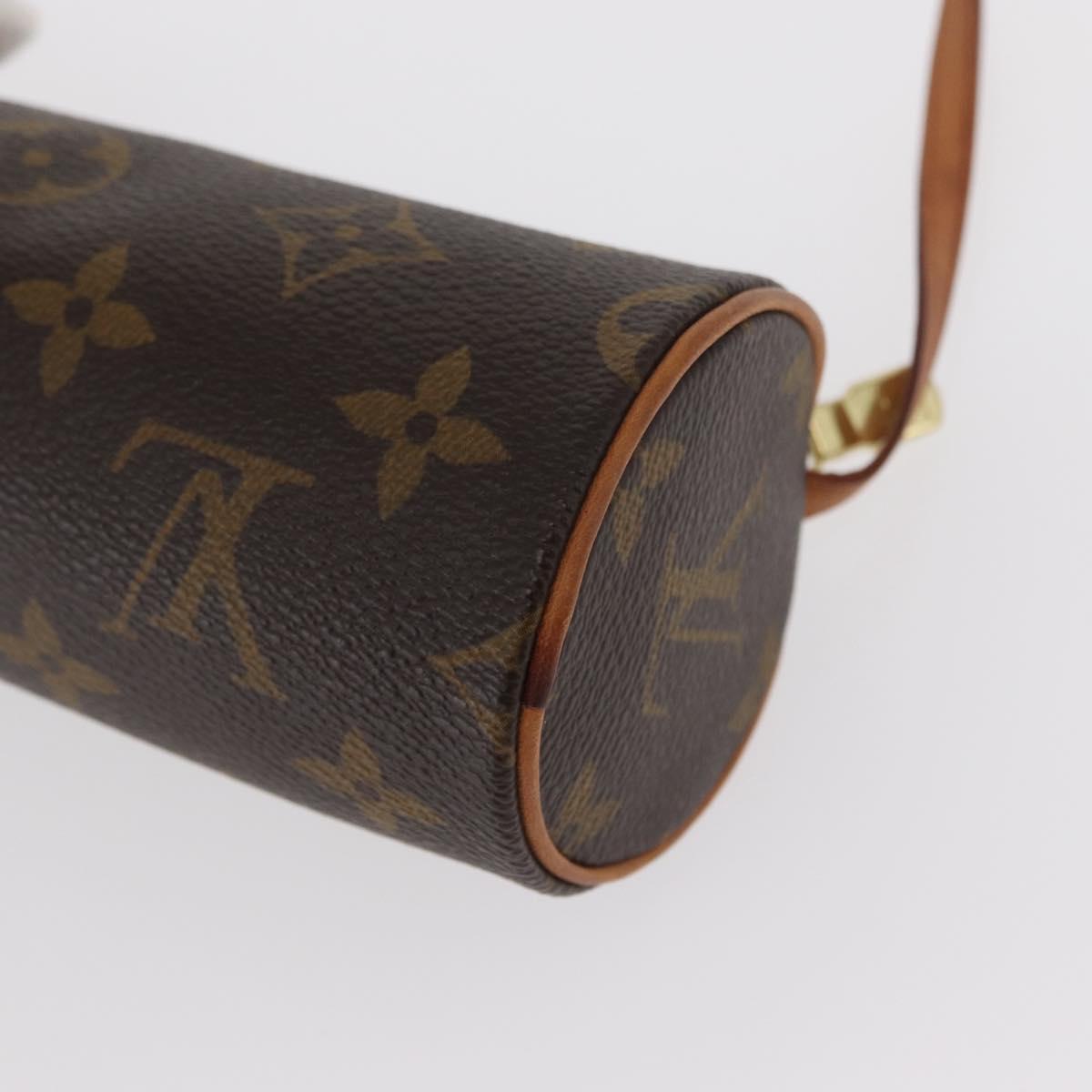 LOUIS VUITTON Monogram Papillon Pouch LV Auth 148641