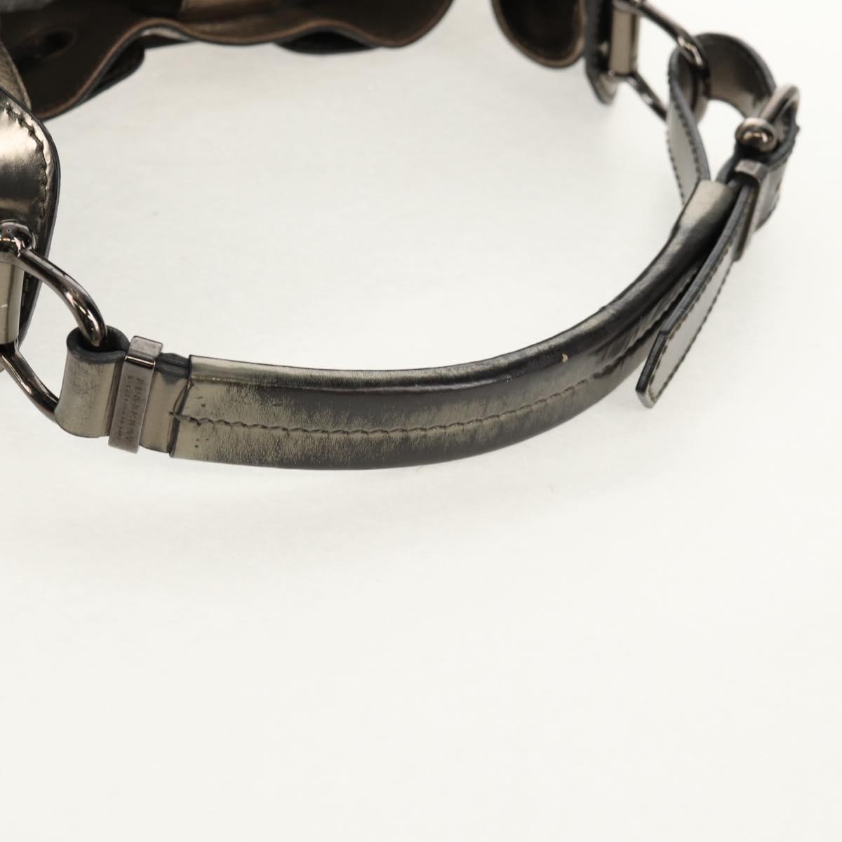 BURBERRY Nova Check Shoulder Bag PVC Beige Auth 148649V