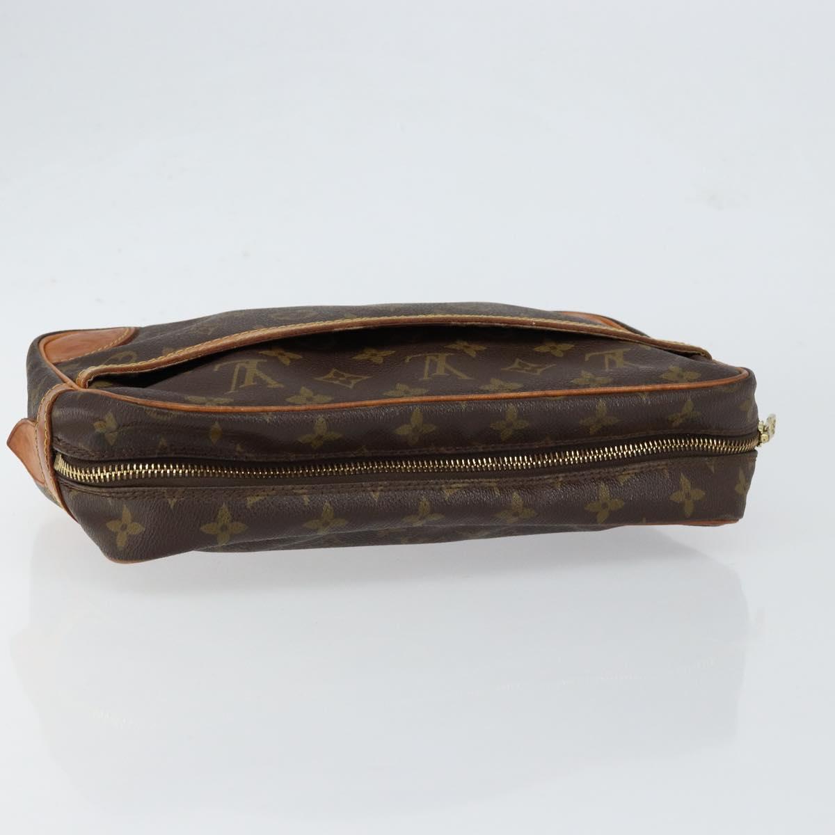 LOUIS VUITTON Monogram Compiegne 28 Clutch Bag M51845 LV Auth 148657