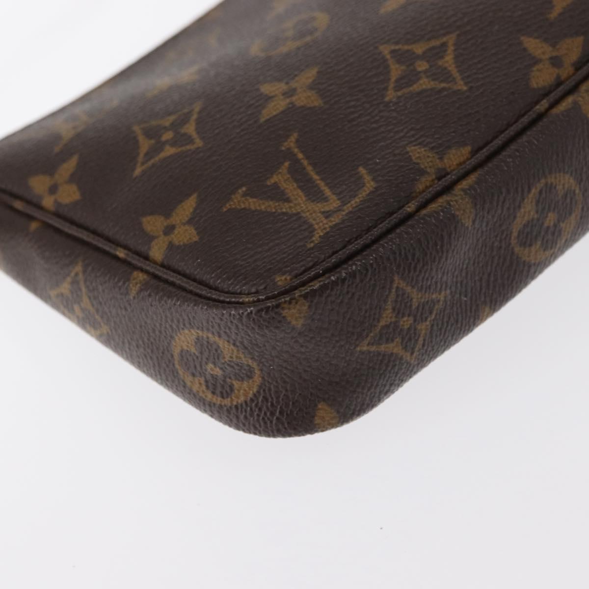 LOUIS VUITTON Monogram Pochette Accessoires Pouch M51980 LV Auth 148660