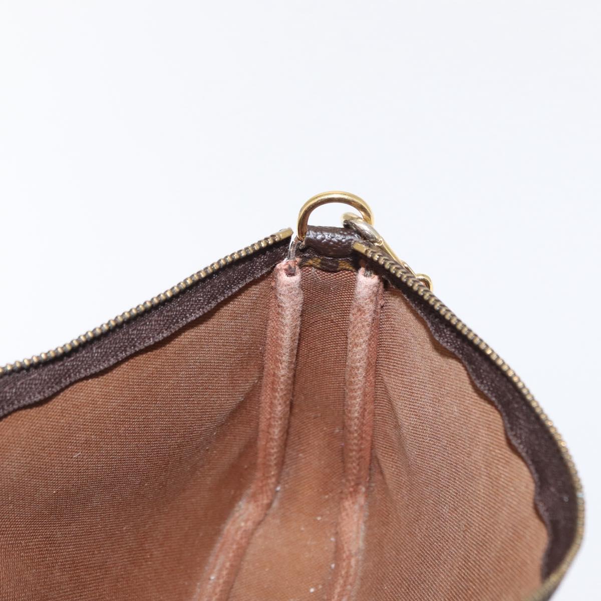 LOUIS VUITTON Monogram Pochette Accessoires Pouch M51980 LV Auth 148660