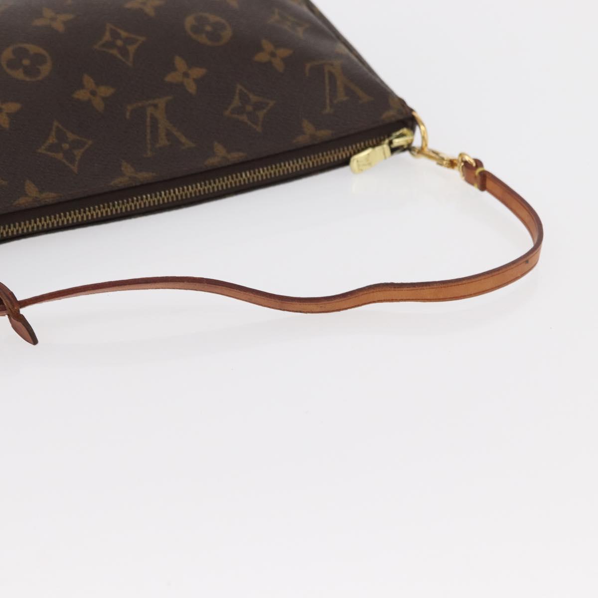 LOUIS VUITTON Monogram Pochette Accessoires Pouch M51980 LV Auth 148660