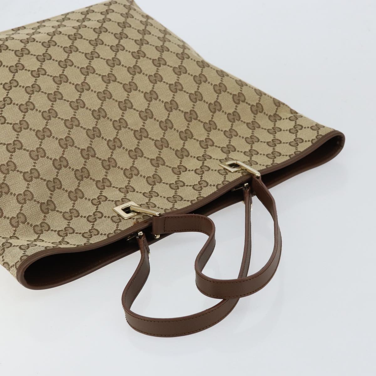 GUCCI GG Canvas Shoulder Bag Beige Gold 002 1098 3444 Auth 148662