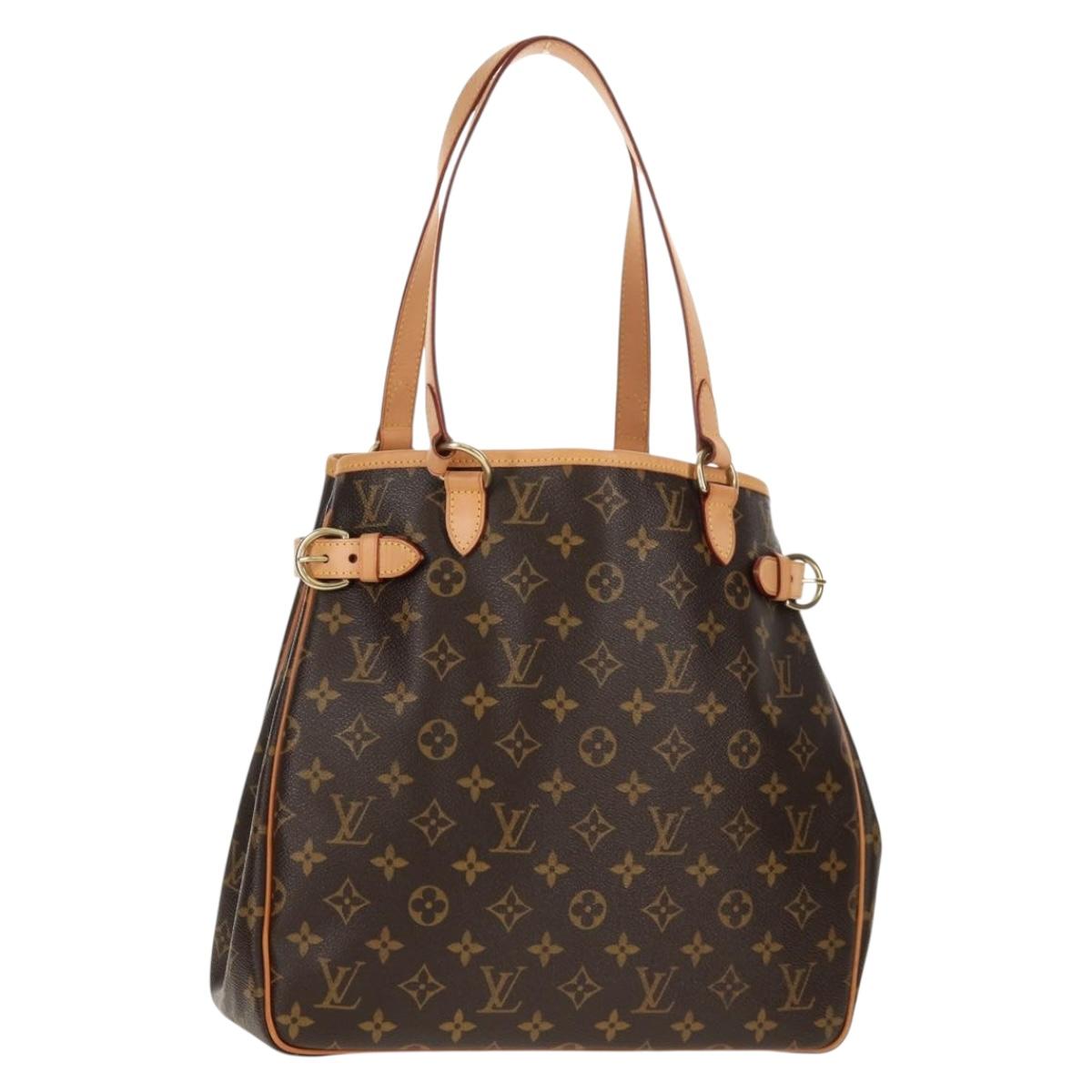 LOUIS VUITTON Monogram Batignolles Vertical Tote Bag M51153 LV Auth 148670SAV