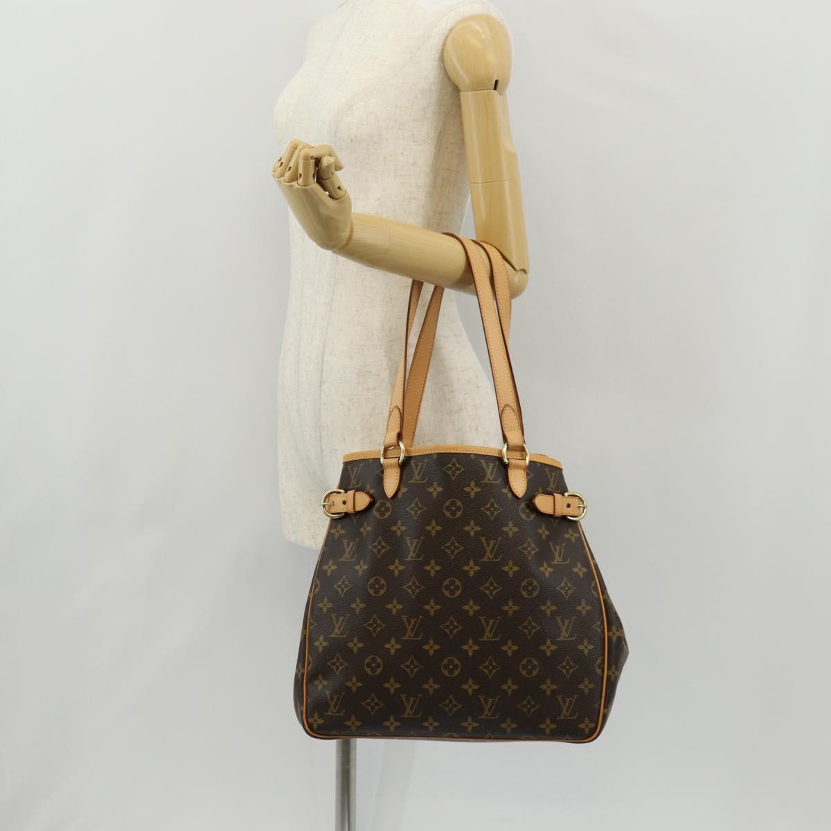LOUIS VUITTON Monogram Batignolles Vertical Tote Bag M51153 LV Auth 148670SAV