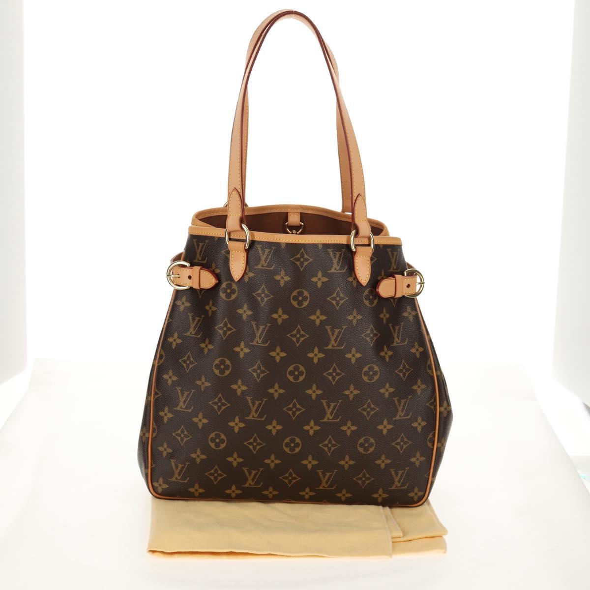 LOUIS VUITTON Monogram Batignolles Vertical Tote Bag M51153 LV Auth 148670SAV