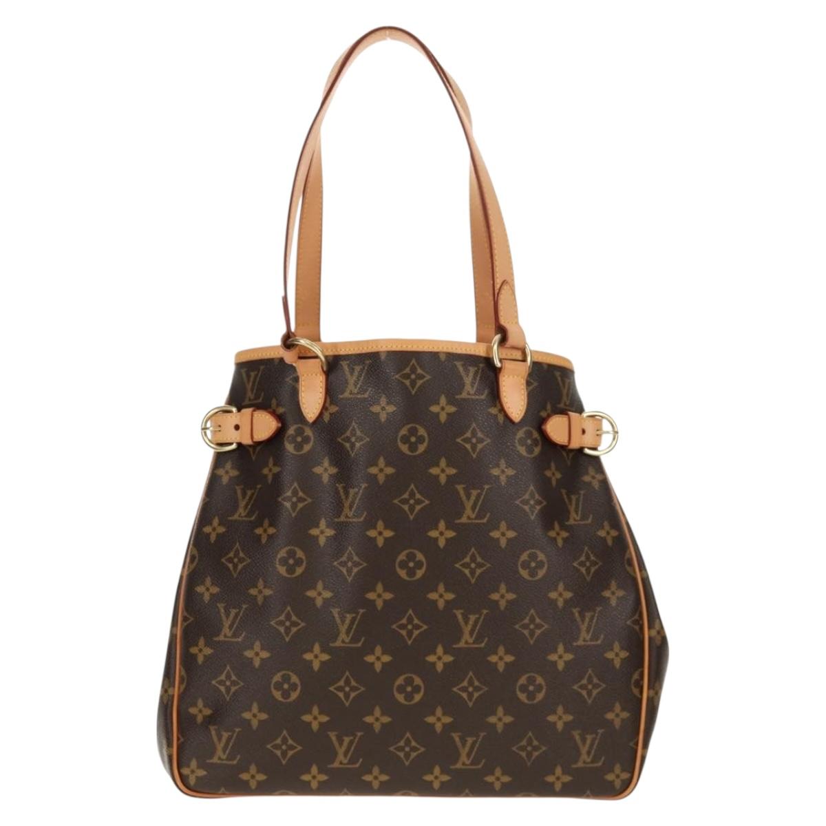 LOUIS VUITTON Monogram Batignolles Vertical Tote Bag M51153 LV Auth 148670SAV