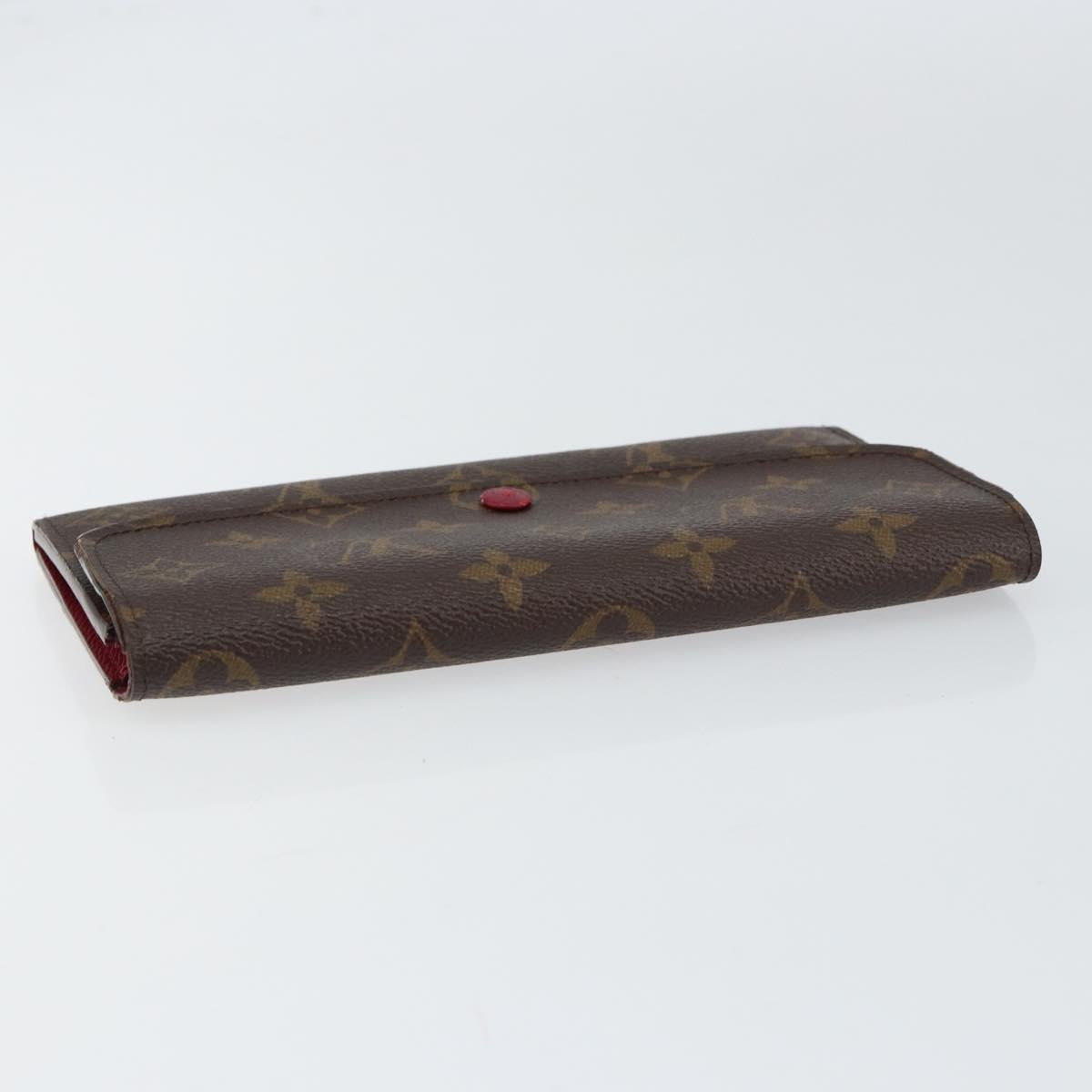 LOUIS VUITTON Monogram Portefeuille Emilie Wallet Pink M60697 LV Auth 148671