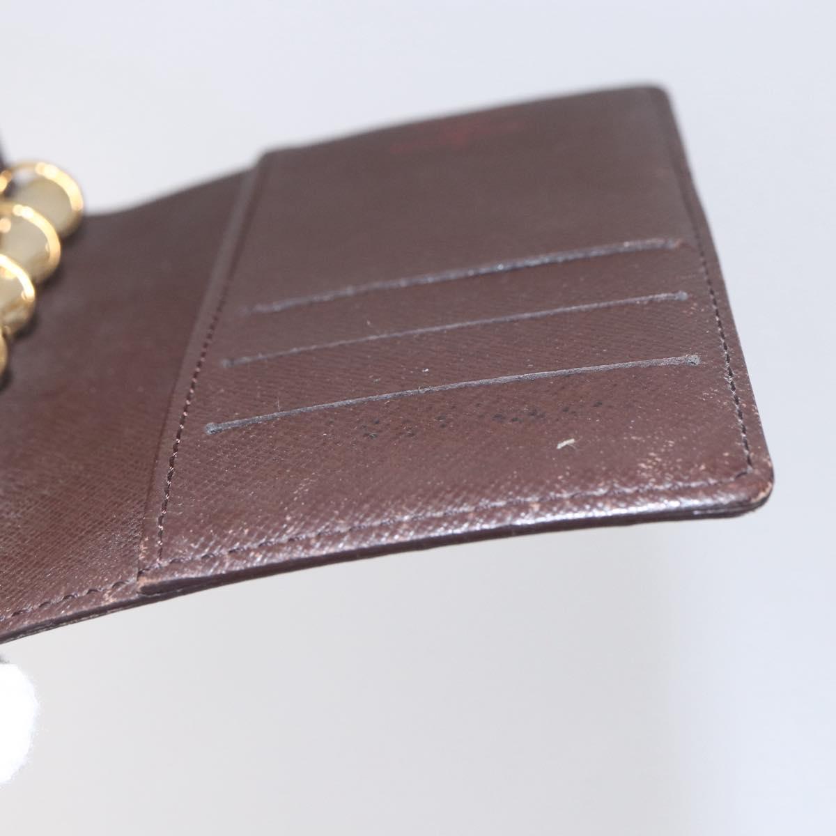 LOUIS VUITTON Damier Ebene Agenda PM Day Planner Cover R20700 LV Auth 148674