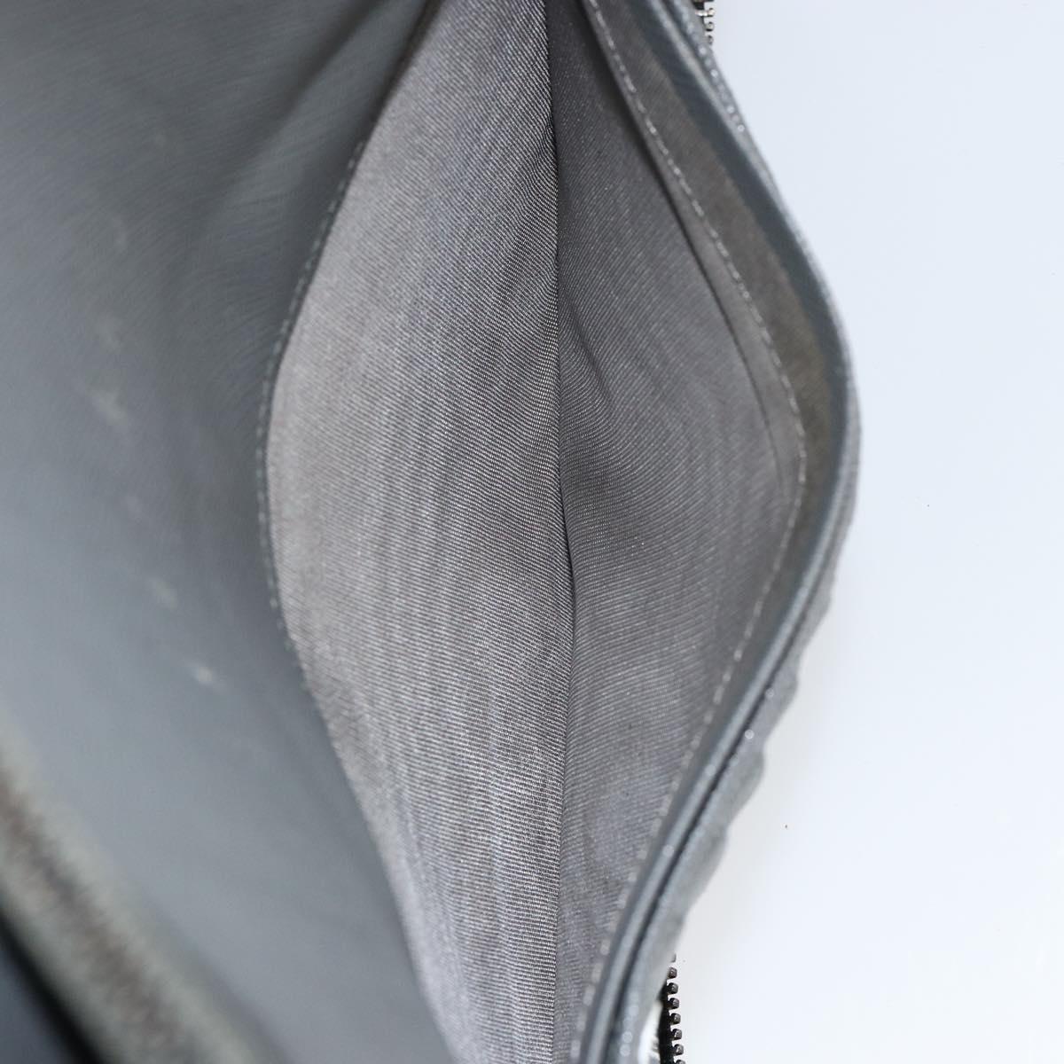 PRADA Round Wallet Safiano leather Black 2ML220 Auth 148677