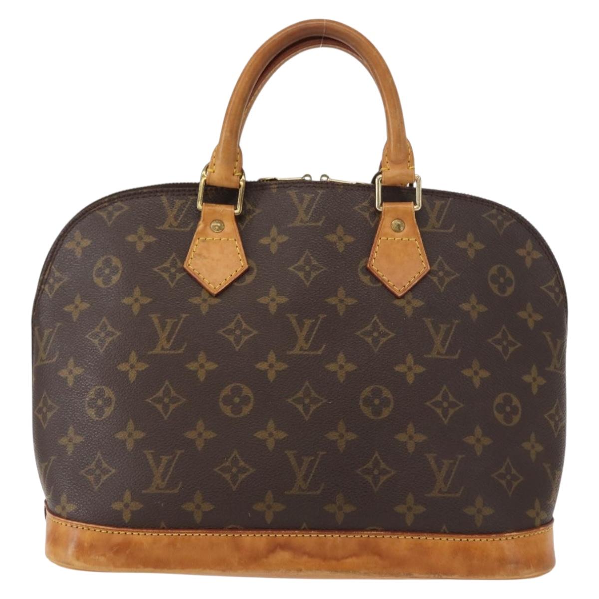 LOUIS VUITTON Monogram Alma Hand Bag M51130 LV Auth 148678