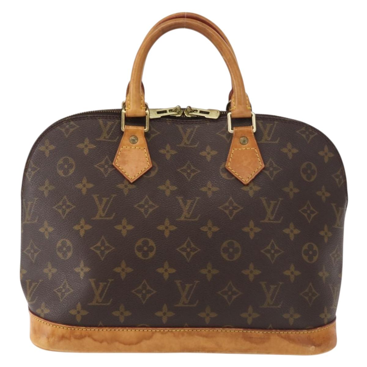 LOUIS VUITTON Monogram Alma Hand Bag M51130 LV Auth 148678