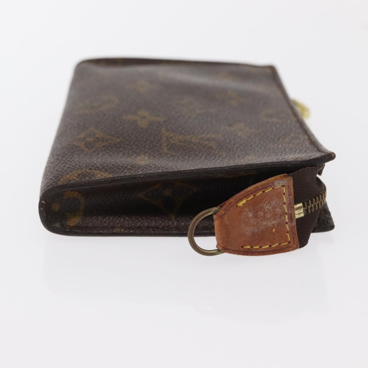 LOUIS VUITTON Monogram Bucket PM Accessory Pouch LV Auth 148679