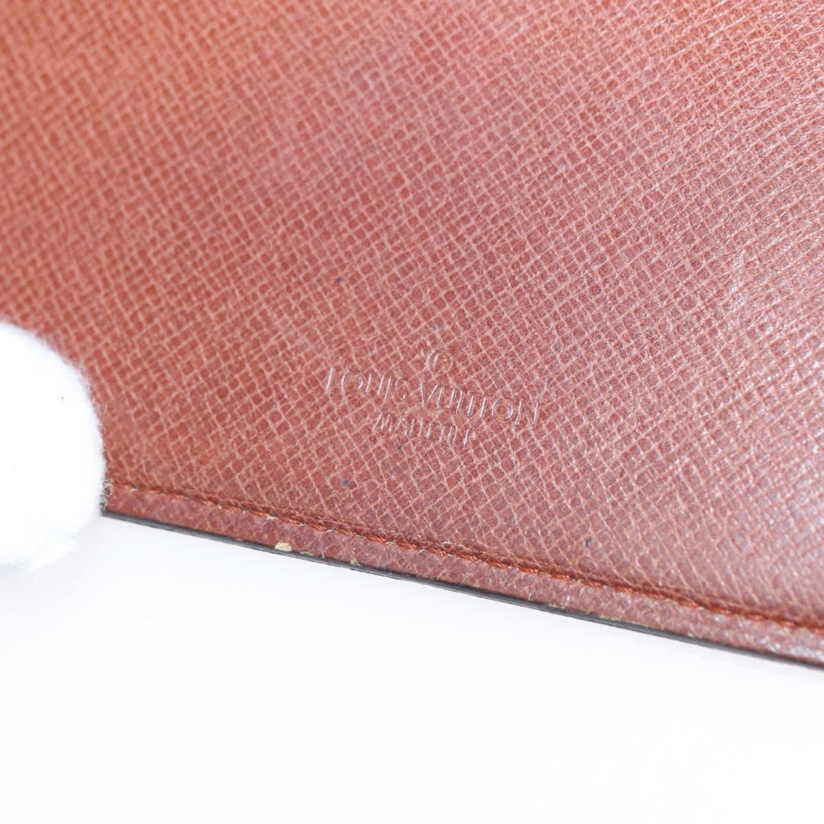 LOUIS VUITTON Monogram Agenda Poche Note Cover R20503 LV Auth 148684