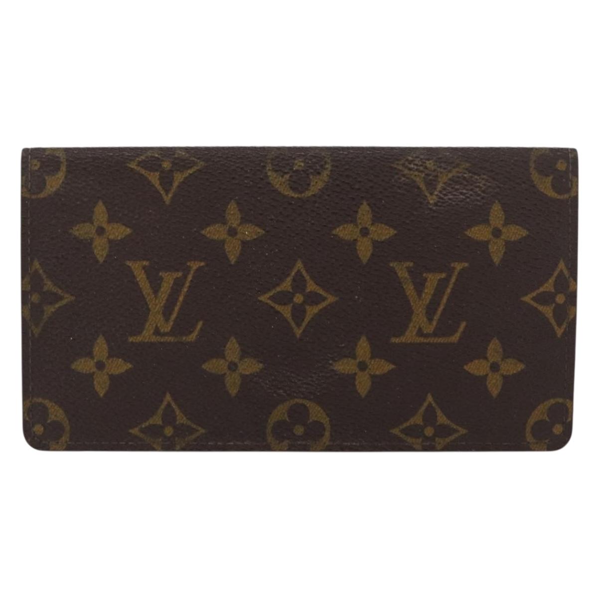 LOUIS VUITTON Monogram Agenda Poche Note Cover R20503 LV Auth 148684