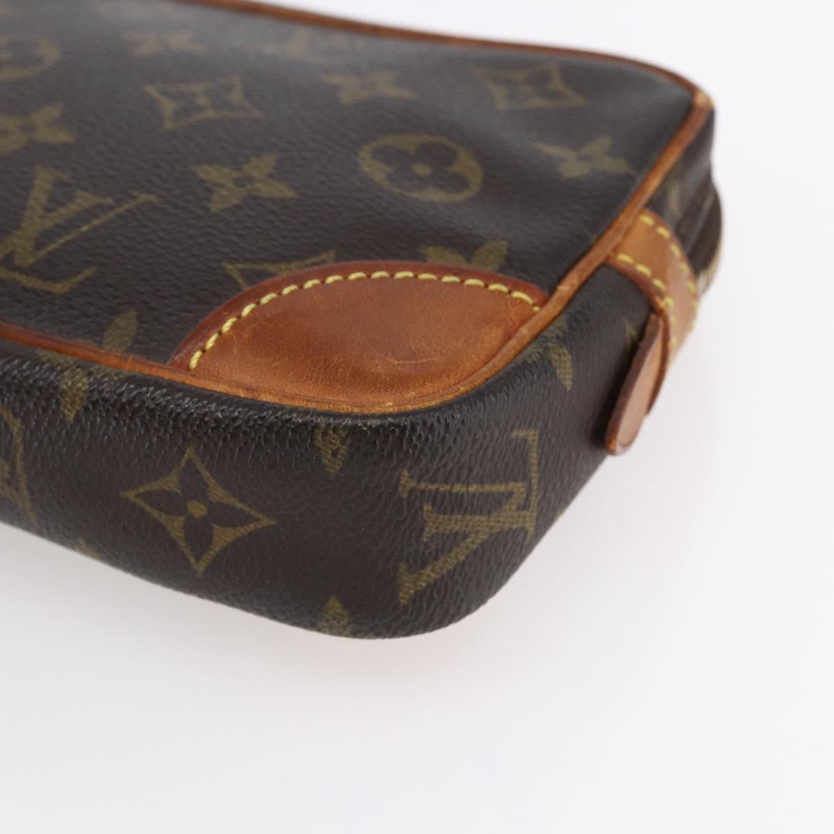 LOUIS VUITTON Monogram Marly Dragonne PM Clutch Bag M51827 LV Auth 148700