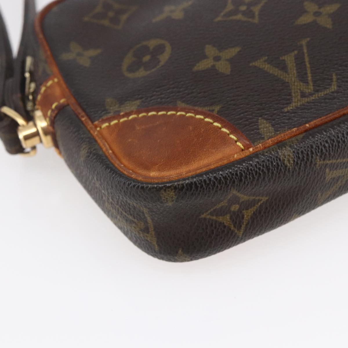 LOUIS VUITTON Monogram Marly Dragonne PM Clutch Bag M51827 LV Auth 148700