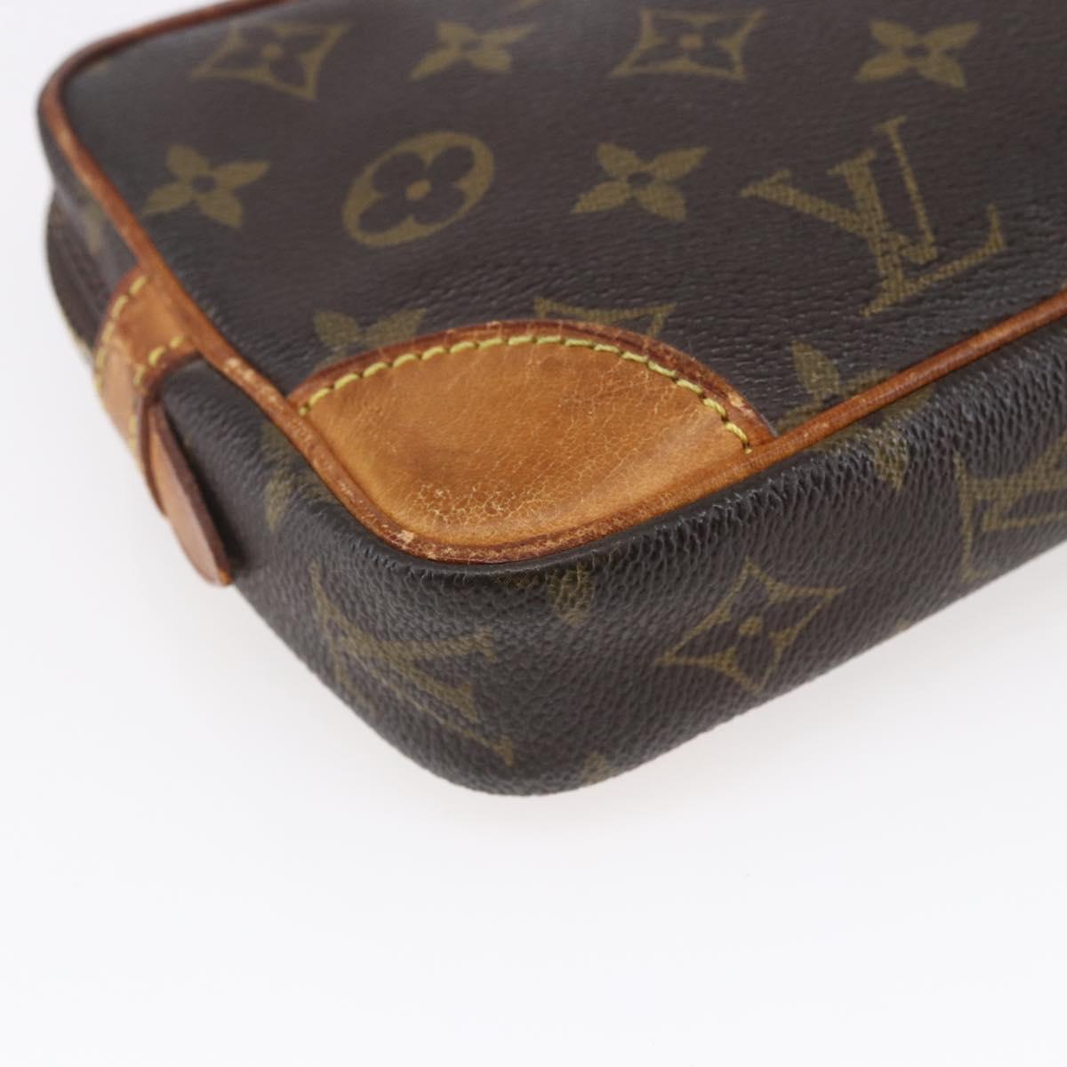 LOUIS VUITTON Monogram Marly Dragonne PM Clutch Bag M51827 LV Auth 148700