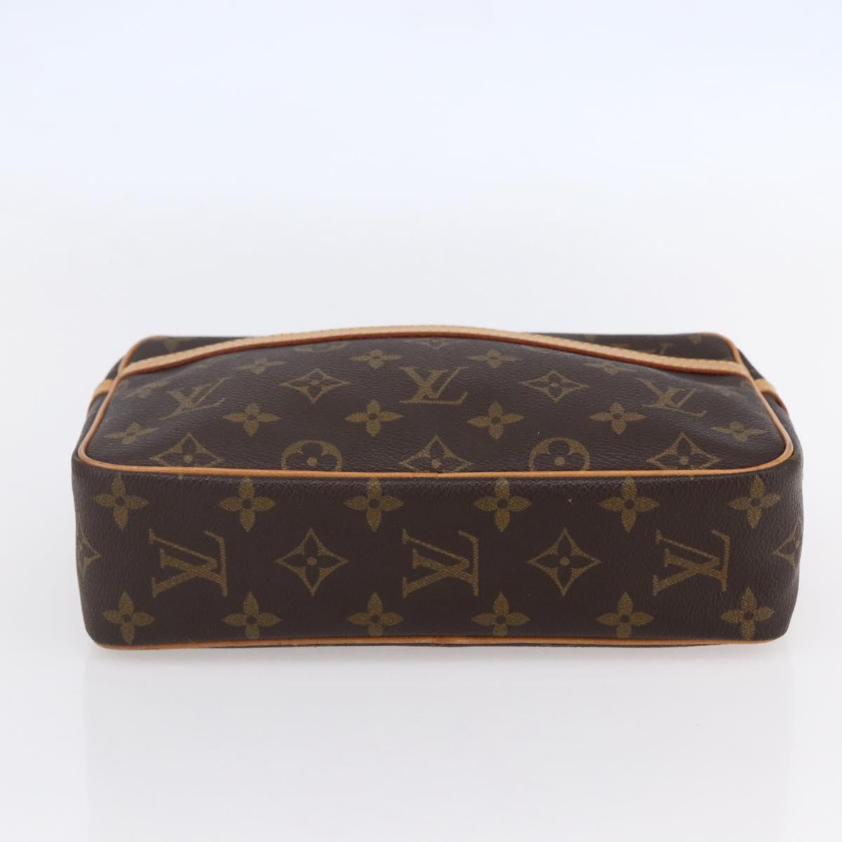 LOUIS VUITTON Monogram Compiegne 23 Clutch Bag M51847 LV Auth 148704