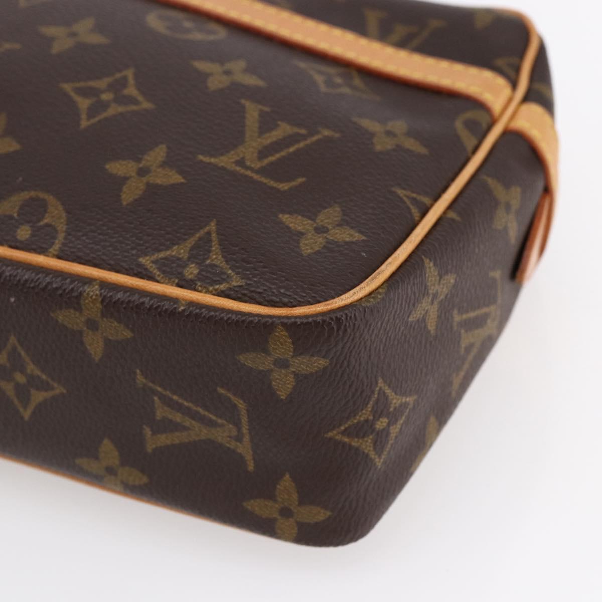 LOUIS VUITTON Monogram Compiegne 23 Clutch Bag M51847 LV Auth 148704