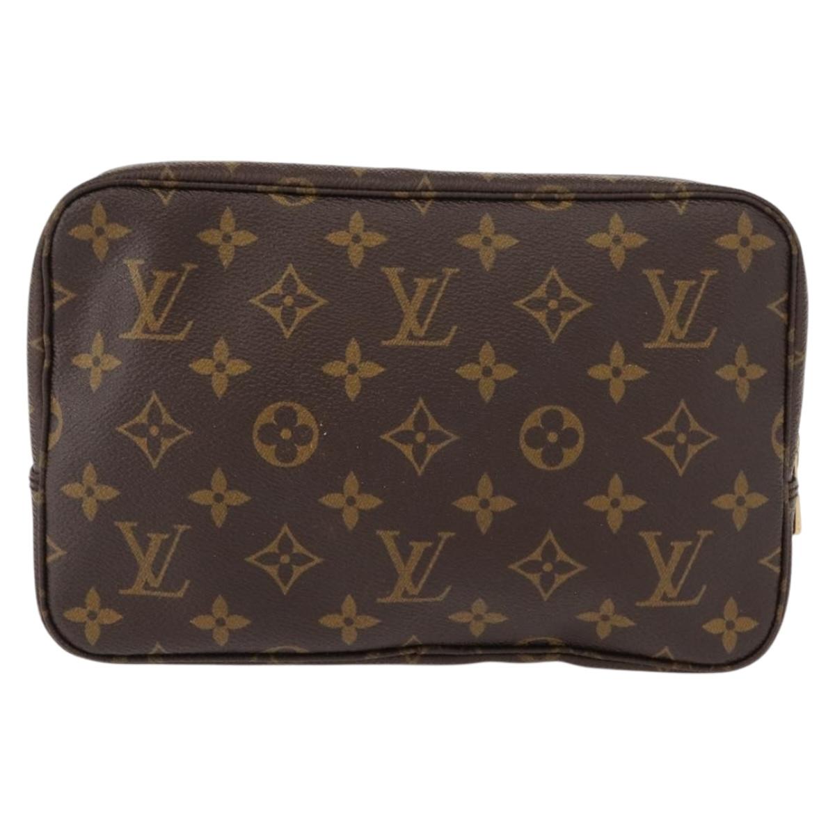 LOUIS VUITTON Monogram Trousse Toilette 23 Clutch Bag M47524 LV Auth 148705