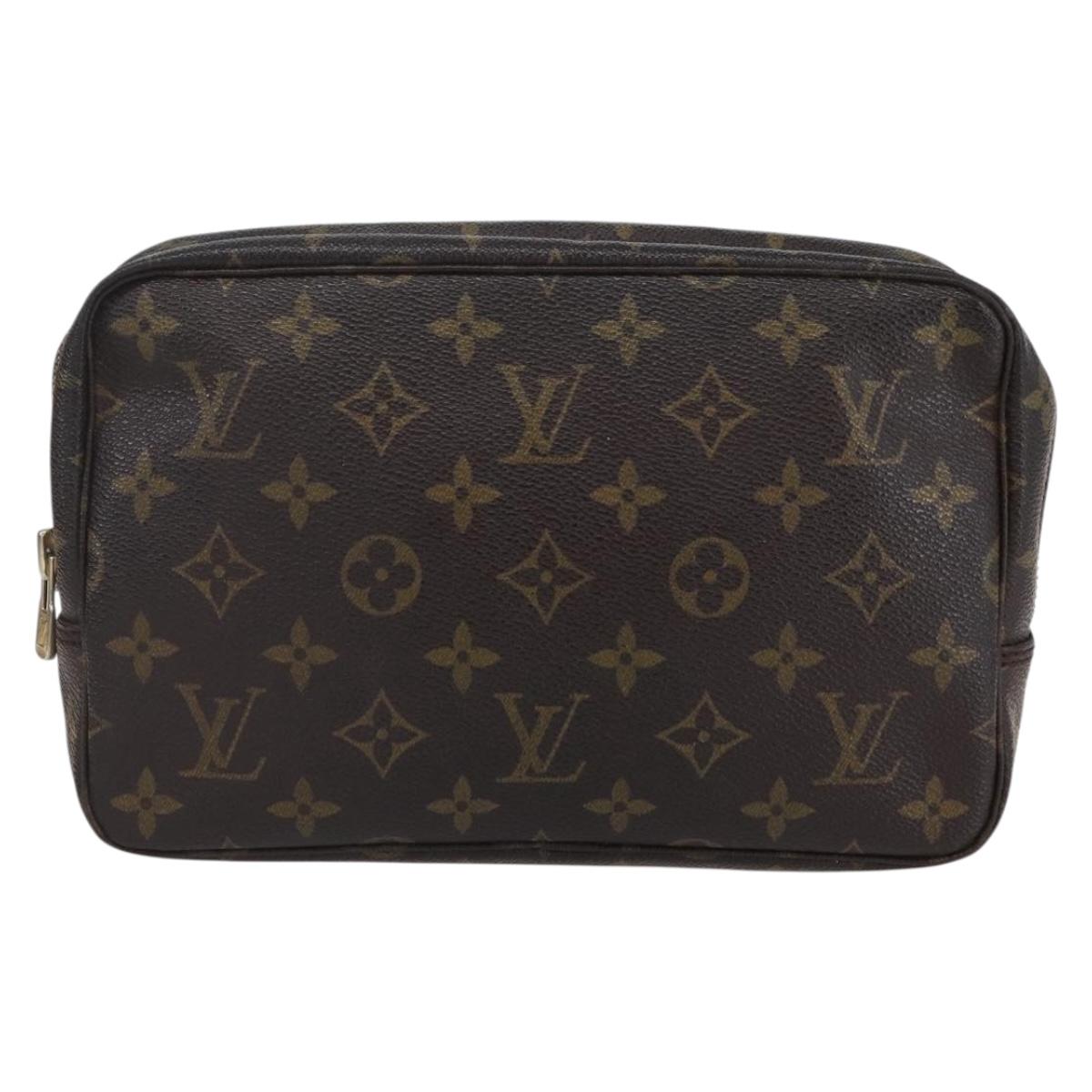 LOUIS VUITTON Monogram Trousse Toilette 23 Clutch Bag M47524 LV Auth 148706