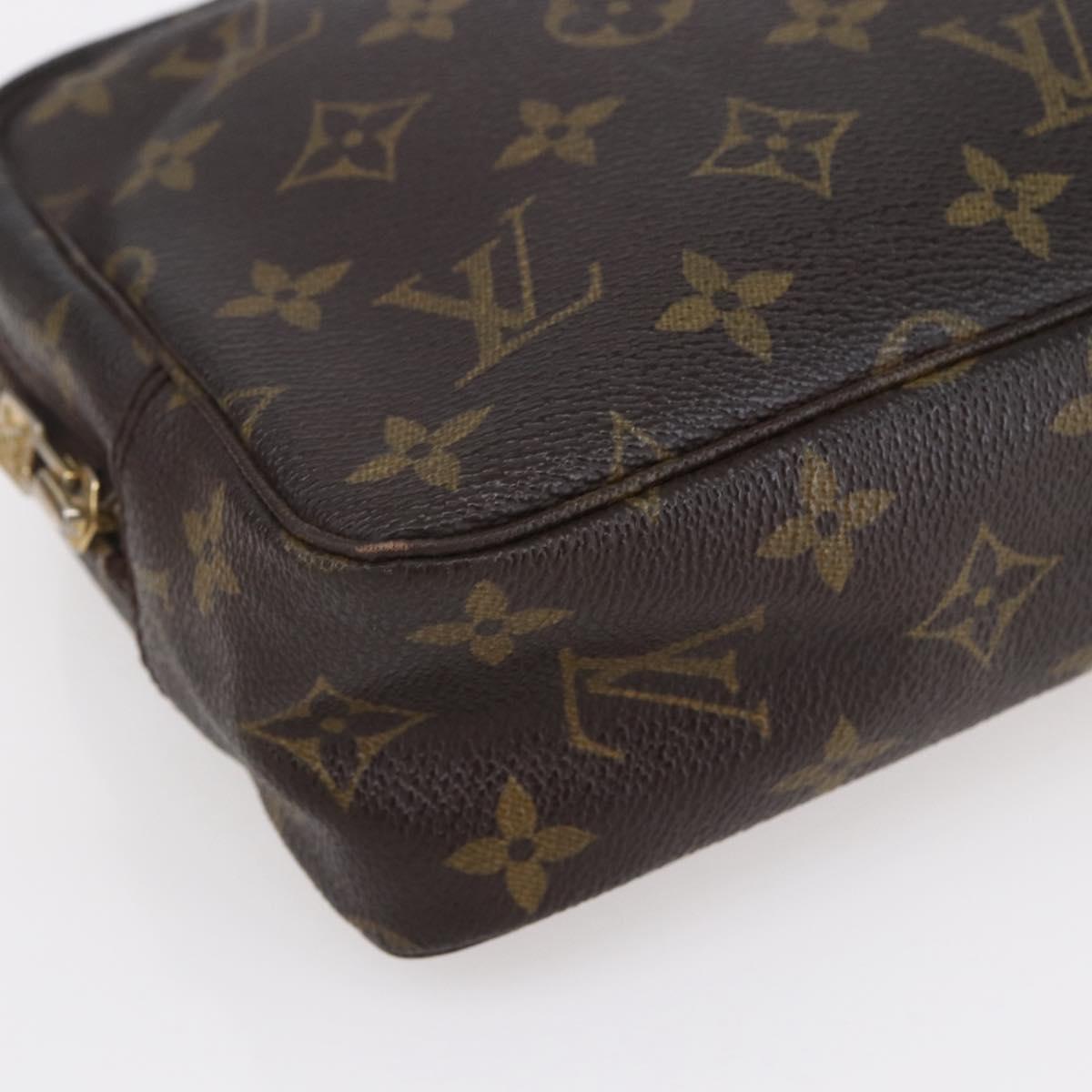 LOUIS VUITTON Monogram Trousse Toilette 23 Clutch Bag M47524 LV Auth 148706
