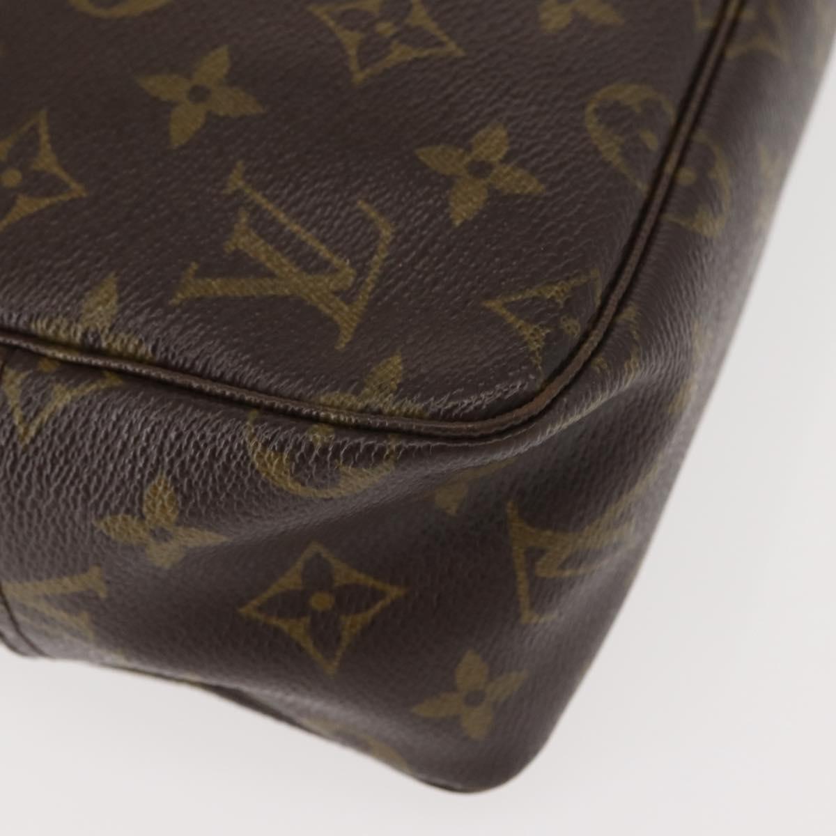 LOUIS VUITTON Monogram Trousse Toilette 28 Clutch Bag M47522 LV Auth 148708