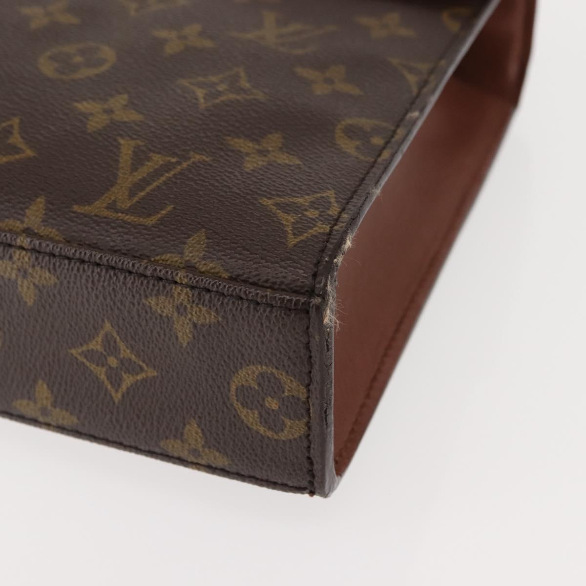 LOUIS VUITTON Monogram Malesherbes Hand Bag M51379 LV Auth 148715
