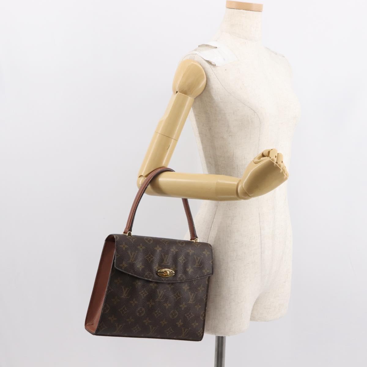 LOUIS VUITTON Monogram Malesherbes Hand Bag M51379 LV Auth 148715